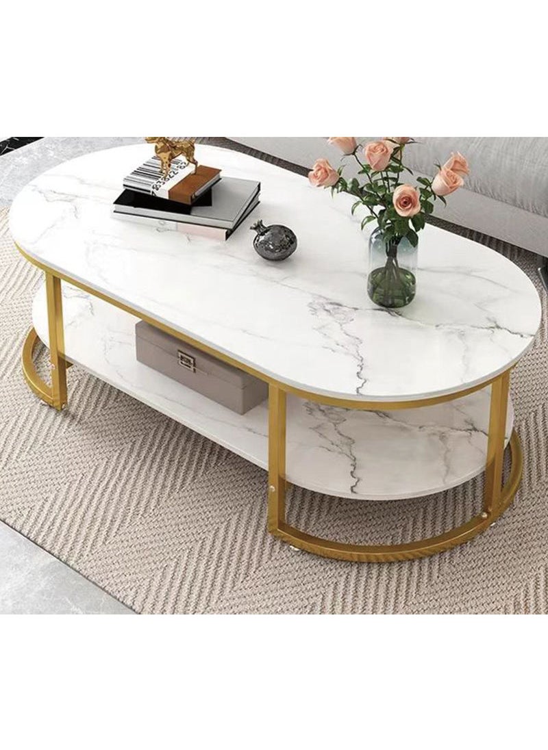 Sharpdo Modern Design Luxury Coffee Tables Living Room with Storage Round Marble Design Nightstands Wooden Mesas Bajas Home Furniture  - Image 4