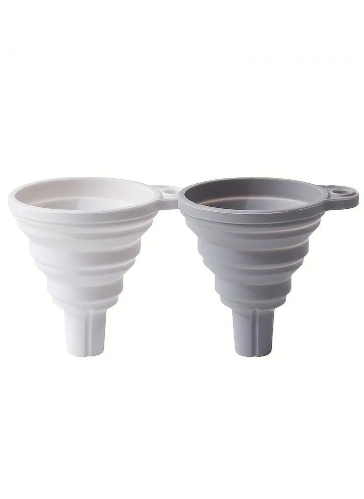 Goolsky 1pc Collapsible Silicone Funnel - Mini, Food-Safe Kitchen Gadget for Easy Liquid Dispensing  - Image 5