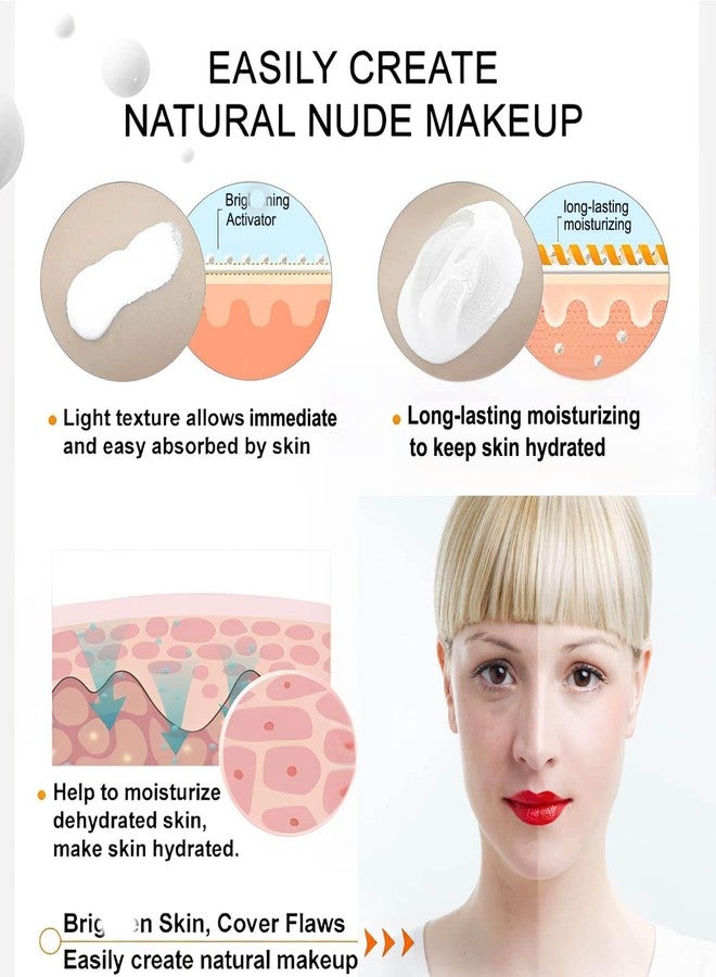 Rednow Moisturizing Cream,V7 Deep Hydration Waterlight Makeup Cream, V7 Korea Cream Face Moisturizer for All Skin Type,Natural Cream Young Skin Water(1 PC) - Image 2