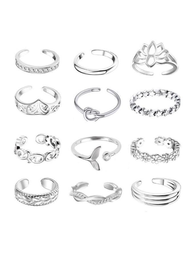 Hot Foot Ring Fashion Micro Diamond Lotus Knotted Women's Open Foot Ring Joint Foot Ring 