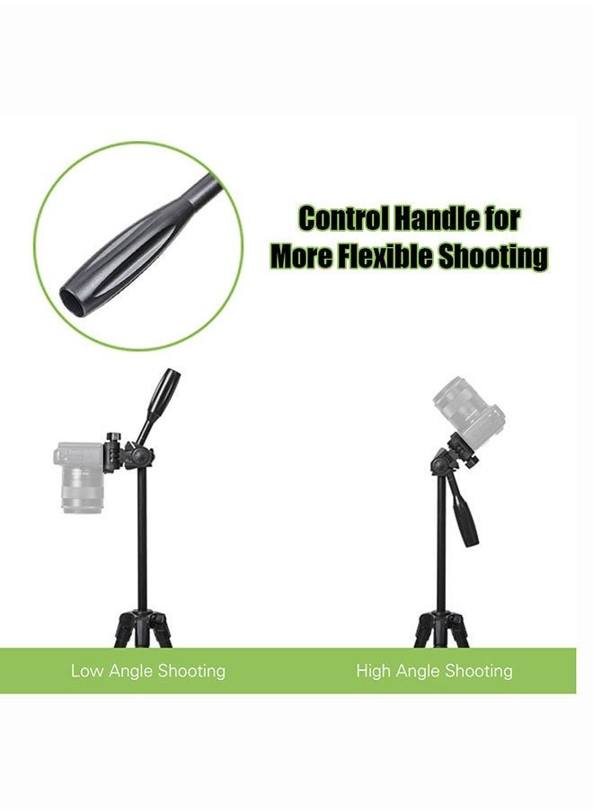 Yunteng VCT-5208 Portable Tripod Stand With Remote Shutter Black  - Image 5