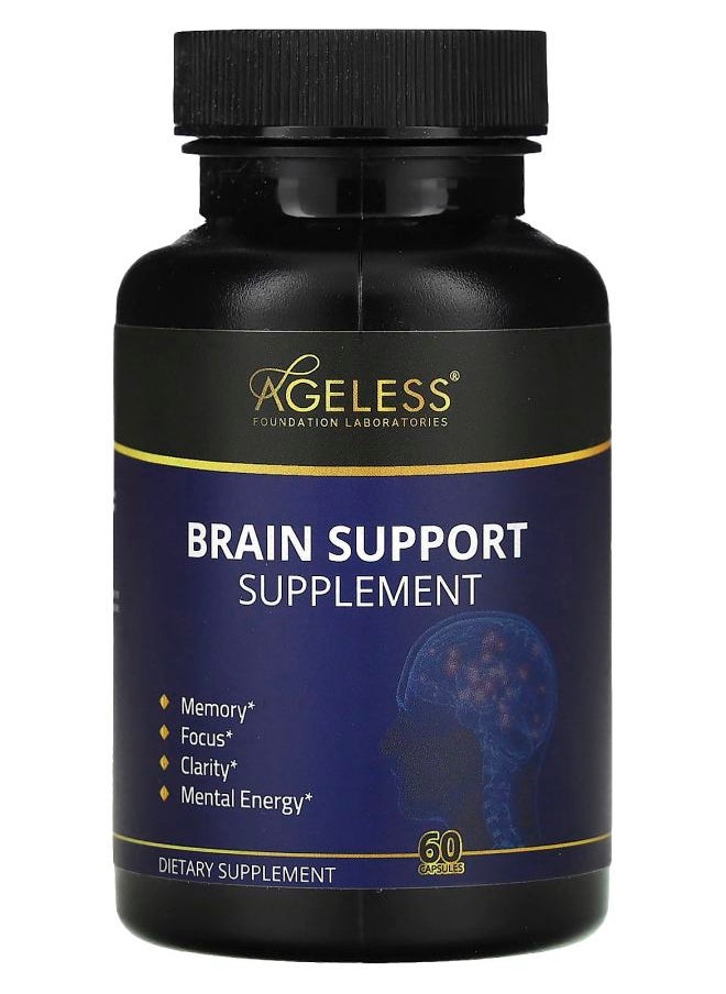 Ageless Foundation Laboratories - Brain Support Supplement 60 Capsules - Image 1