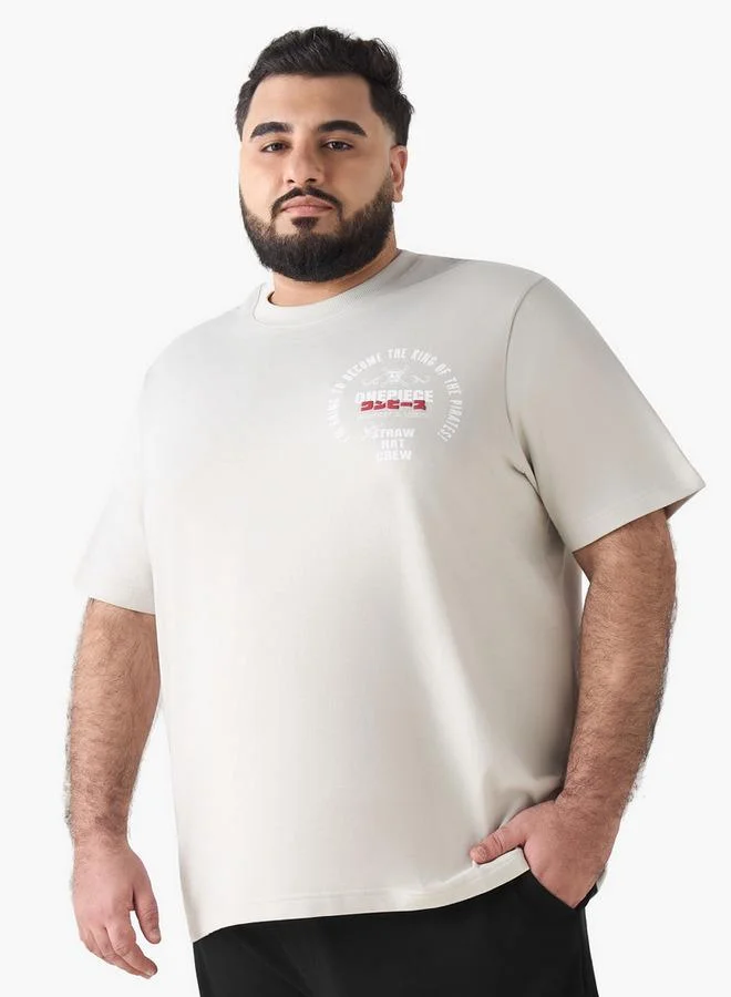 ماكسيم Men Regular Fit Crew Neck Short Sleeve Printed T-shirt