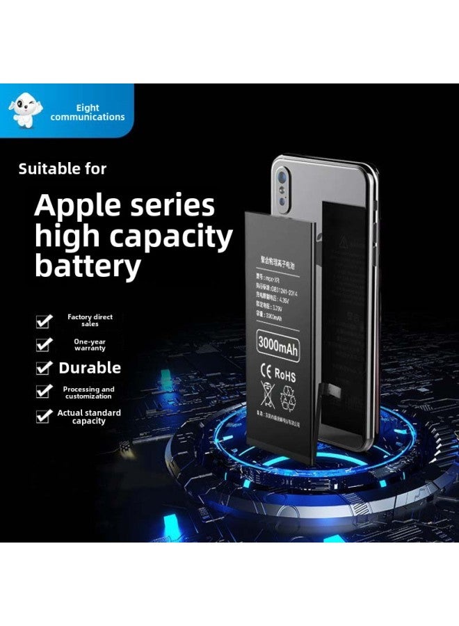 For Apple 5678/x/xr/xs/xsm/11/11pmx/12 High Capacity Polymer Lithium Mobile Phone Battery-Standard Capacity:Suitable For 7g High Capacity (2280mAh)  - Image 1
