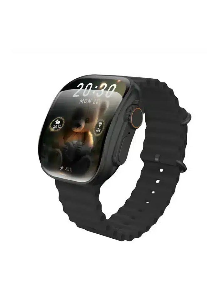 W&O X10 Smart watch Pro3 , Amoled 2 straps pink Call Wireless charging Touch Screen for IOS & android for men and women