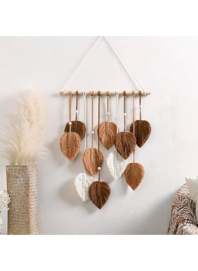 Antikiano Leaf Wall Hanging Macrame - Image 1