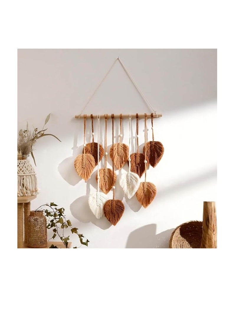 Antikiano Leaf Wall Hanging Macrame - Image 3