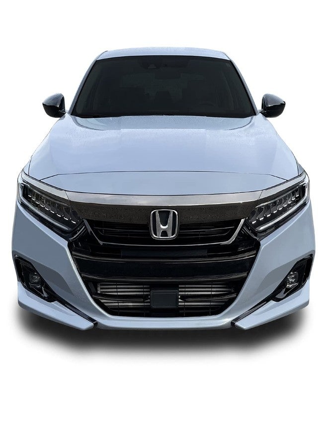 SlickMod Chrome Delete Blackout Vinyl Overlay for 2021-2022 Honda Accord Sedan Lower Grill Trim (21-22 Lower Grill, Matte Black) - Image 3