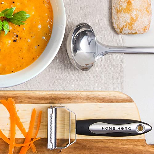 HomeHero Home Hero Stainless Steel Kitchen Utensils Set - Heat-Resistant Silicone & Nonstick Tools - Durable Stainless Steel Kitchen Gadgets - Complete Kit Measuring Cups & Spoons - 41-Piece Set - Image 5