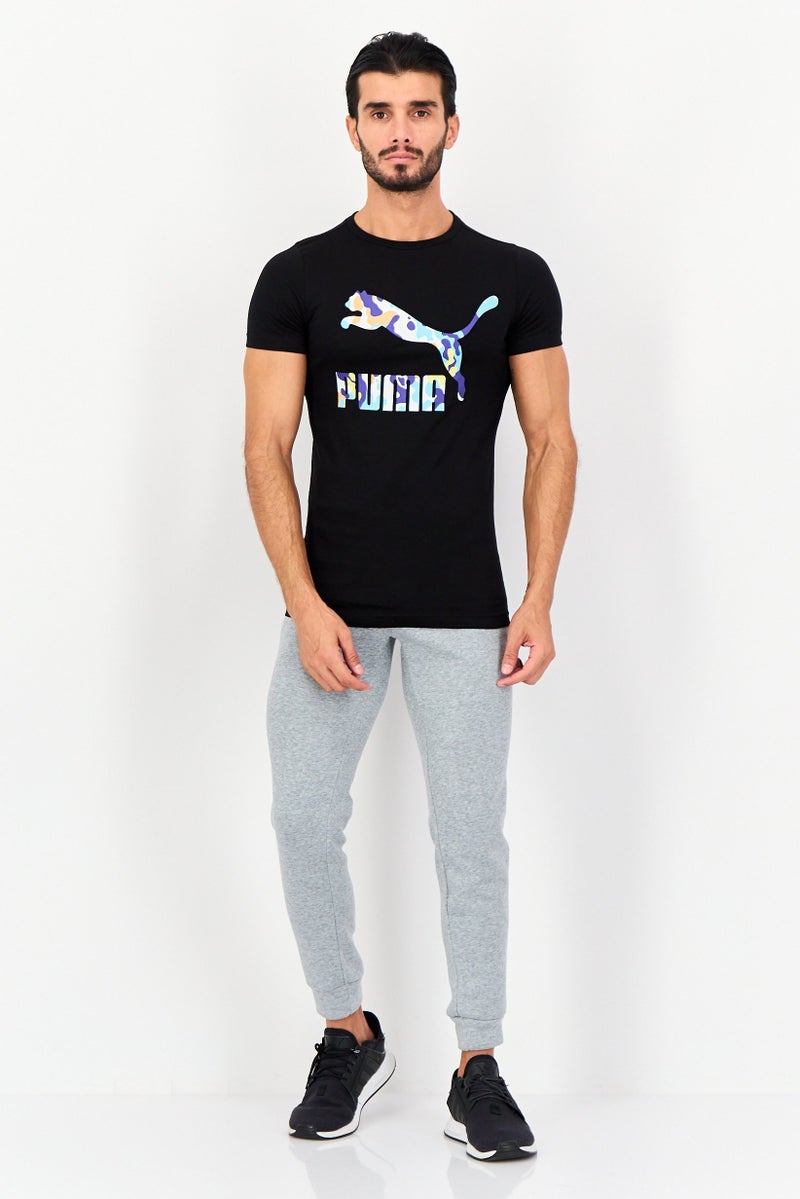 PUMA Men Sportswear Fit Short Sleeve Outdoor T-Shirt, Black - Image 2
