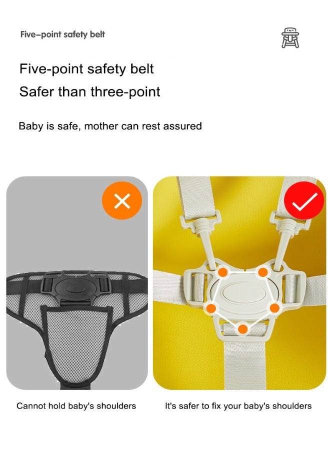 بيلانينا كرسي طعام للأطفال القابل للطي بتصميم عصري محمول وعملي للعائلات الحديثة - Image 3