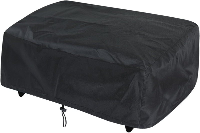 bruwaa Plancha Protective Cover, 80 x 60 x 25 cm, Waterproof, UV Protection, Black, Universal Gas Stove Cover | Outdoor Barbecue - Image 1
