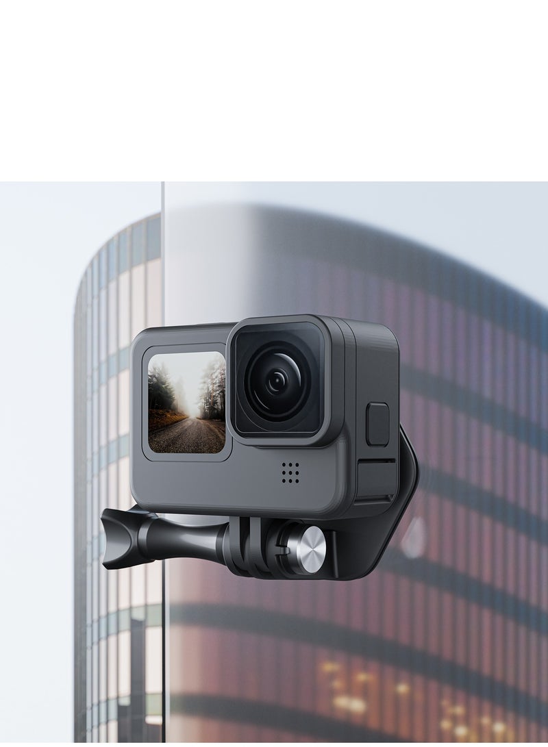 تيليسن تيليسين حامل مغناطيسي لكاميرات الأكشن – TE-MMK-001، مع مجموعة ملصق نانو، حمالة مغناطيسية للرقبة، تركيب سريع، تصوير من منظور الشخص الأول، متوافق مع GoPro وDJI وInsta360 - Image 5