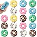 Herdear 20 Pack Donut Stress Balls 2 Inch Donut Party Supplies Stress Relief Donuts Foam for Kids Boys Girls Adults Party Decorations and Birthday FavorRound Shape - Image 4