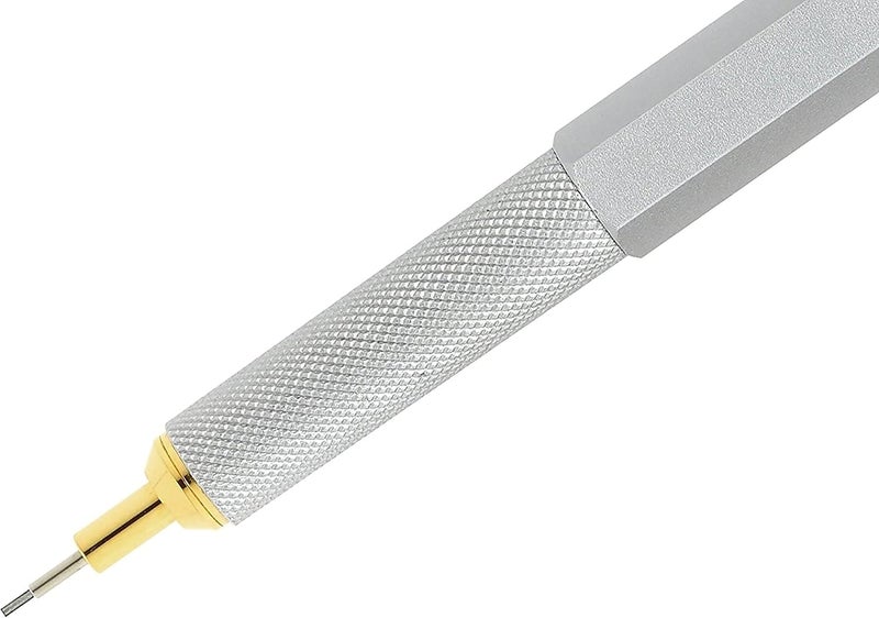 Rotring 800 Retractable Mechanical Pencil, Silver Barrel, 0.7 mm - Image 3