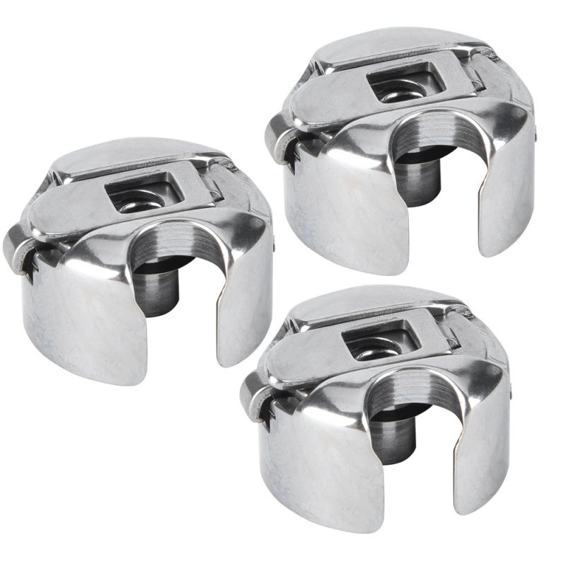 Computerized Flat Machine Bobbin Case: High-Quality Metal Durable Corrosion-Resistant - Compact Lightweight Easy Installation Bobbin Case Replacement for Industrial Computerized Sewing Machine Mainten - Image 1