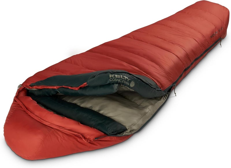 Kelty  Cosmic 0 Degree Sleeping Bag Long 550 Down  Cold Weather Insulation Insulated Backpacking Bag  Winter - Image 3
