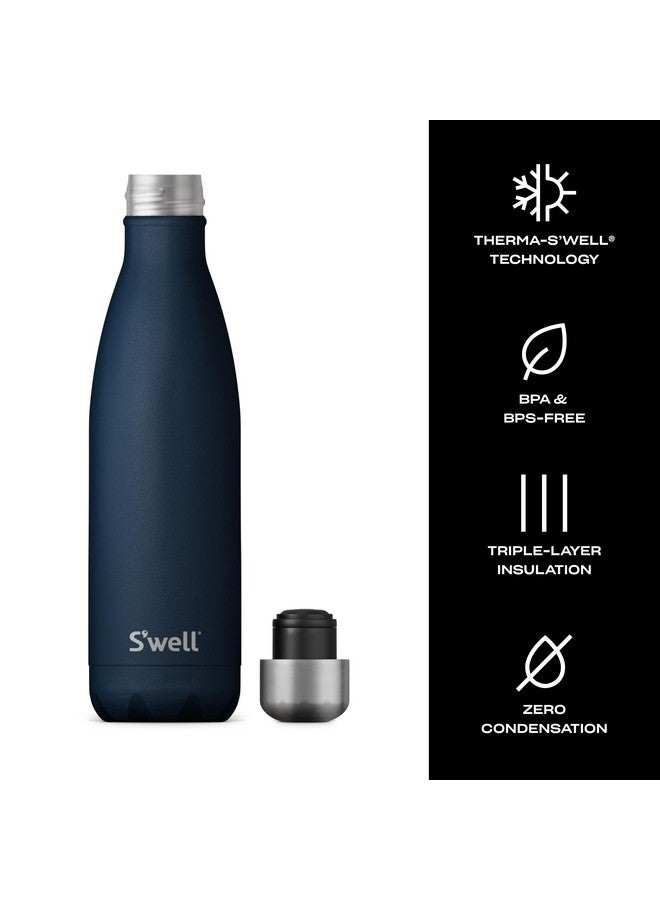S'well S'well Vacuum Insulated Stainless Steel Water Bottle, 17 oz, Azurite - Image 4