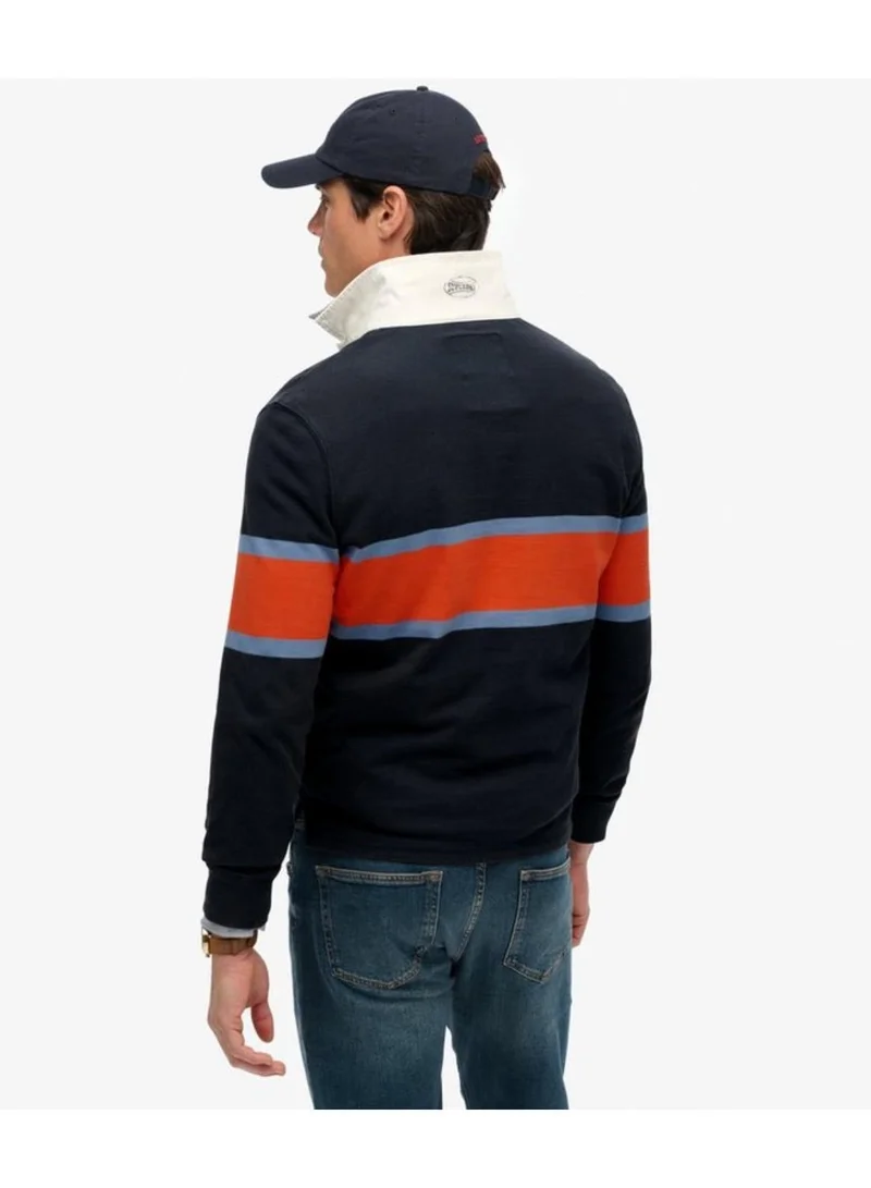 Superdry Vintage Athletic Stripe Rugby Top