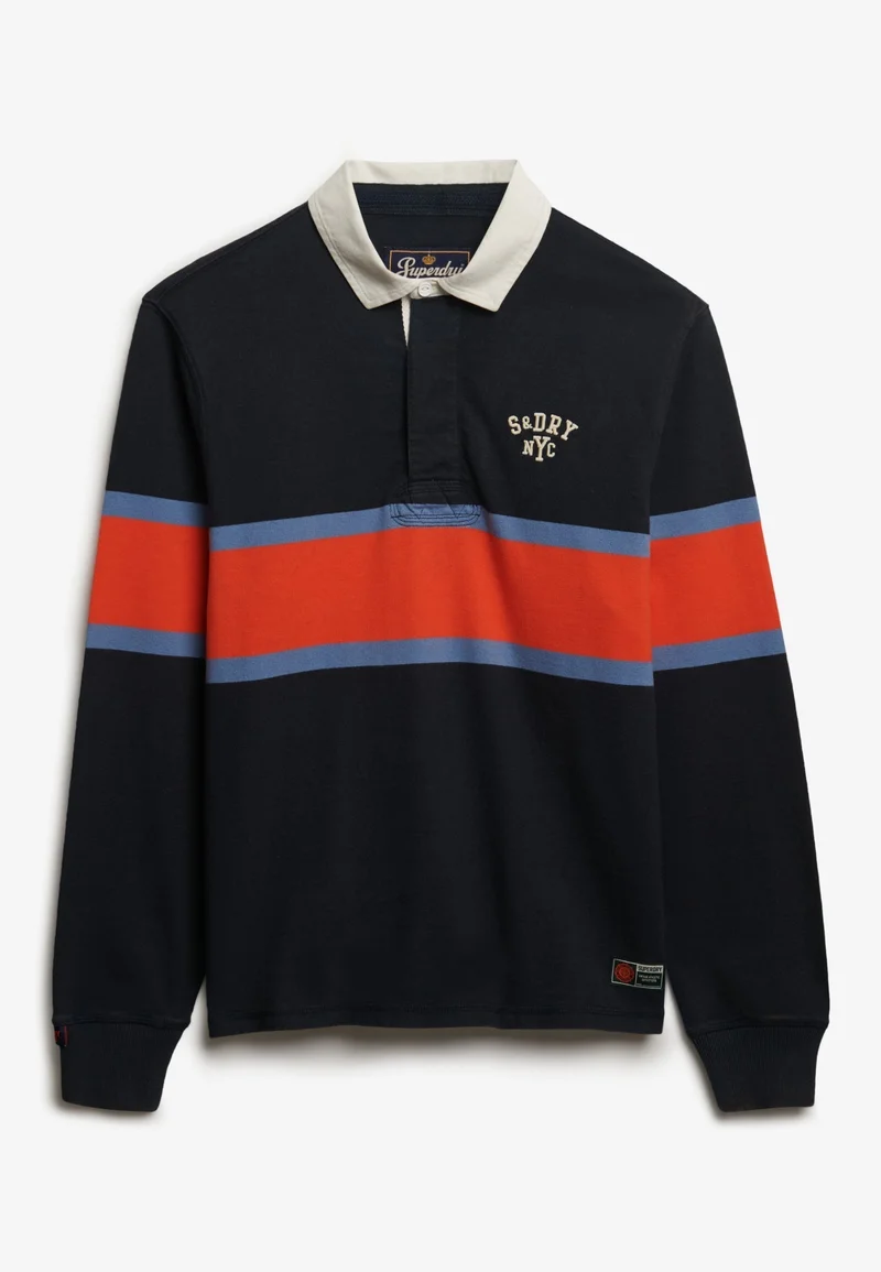 Superdry  Vintage Athletic Stripe Rugby Top for Men | Best Price UAE