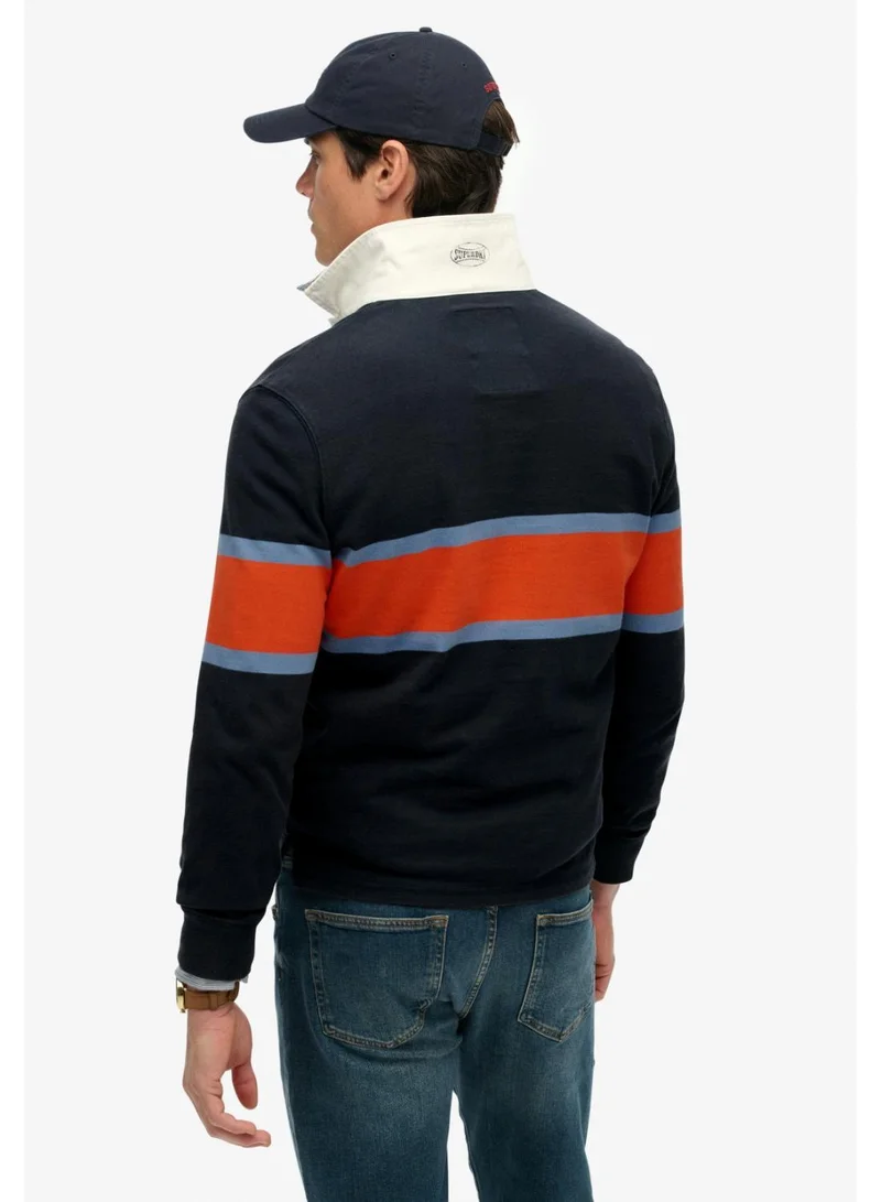 Superdry  Vintage Athletic Stripe Rugby Top for Men | Best Price UAE