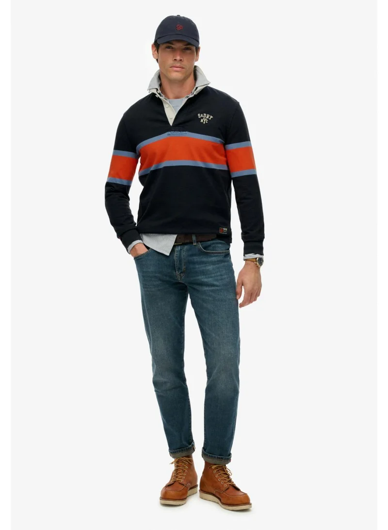 Superdry  Vintage Athletic Stripe Rugby Top for Men | Best Price UAE