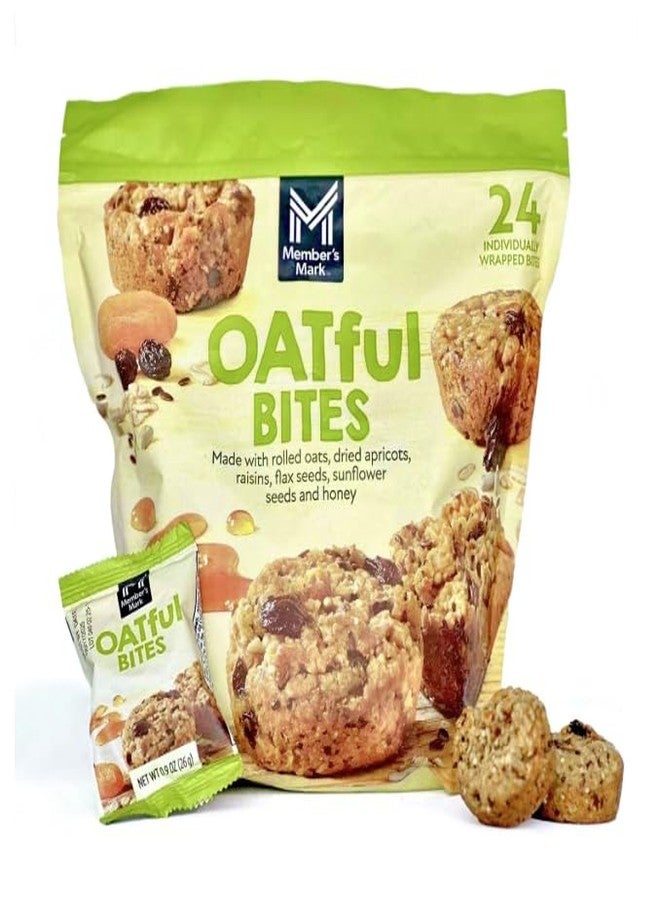 Member's Mark Oatful Bites, 24 Individually Wrapped Rolled Oat Treats - Image 1