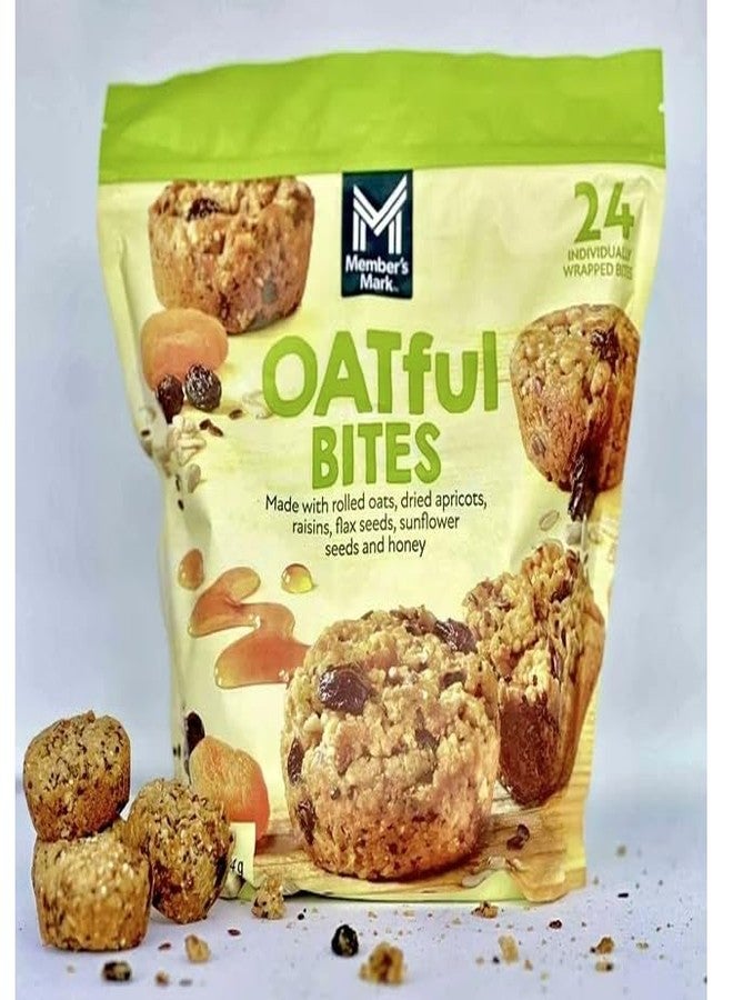 Member's Mark Oatful Bites, 24 Individually Wrapped Rolled Oat Treats - Image 4