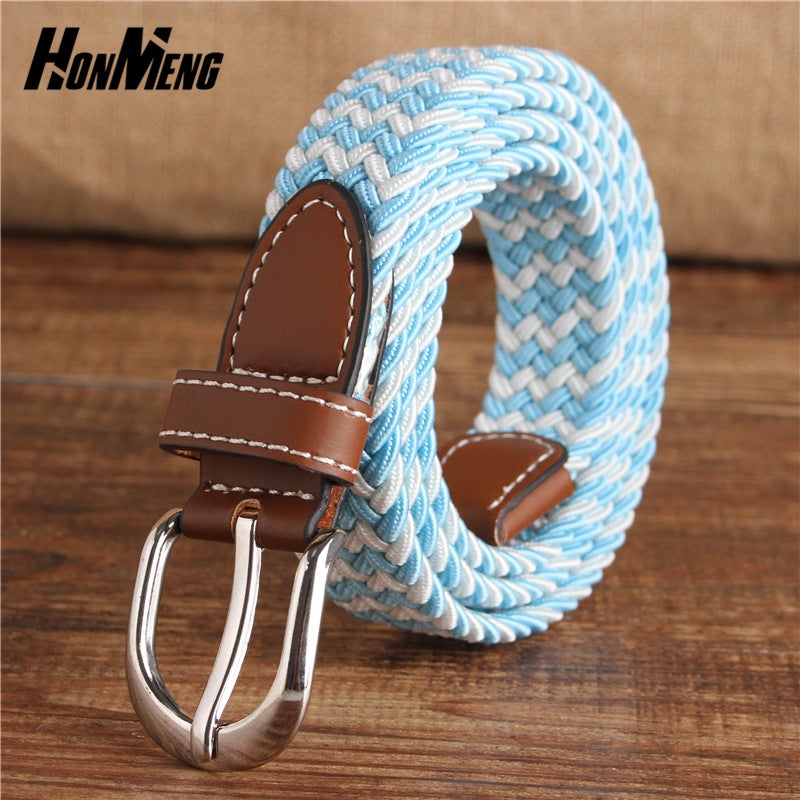 2.5cm Elastic Canvas Belt UnisexC23 C23 