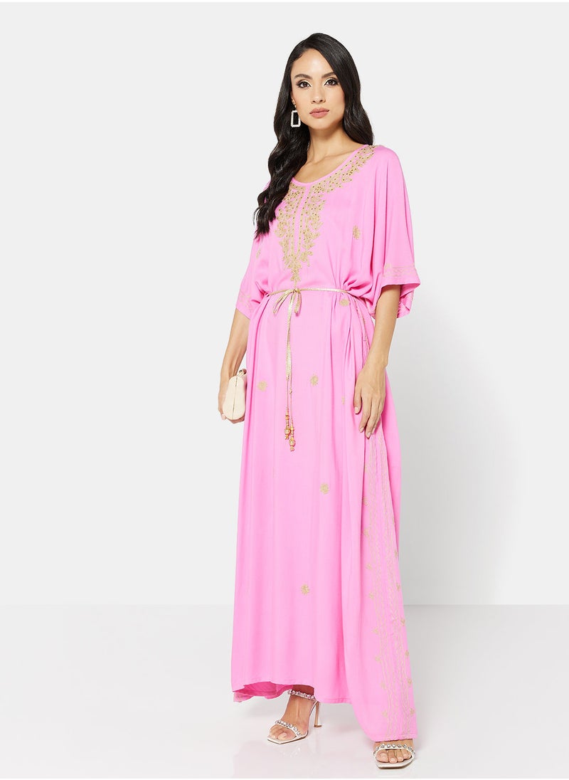 ARABIAN CLOSET EMBROIDERED KAFTAN  - Image 3