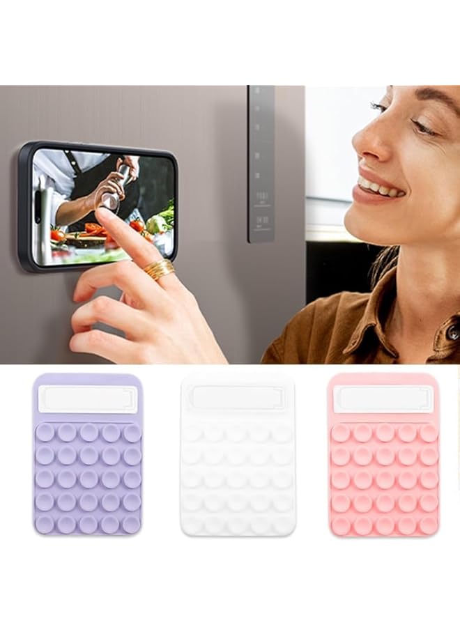 S-TOP Silicone Suction Phone Case Adhesive Mount, Accessories Hands-Free Strong Grip Holder, for Selfies and Videos, Durable, Easy to Use - Image 1