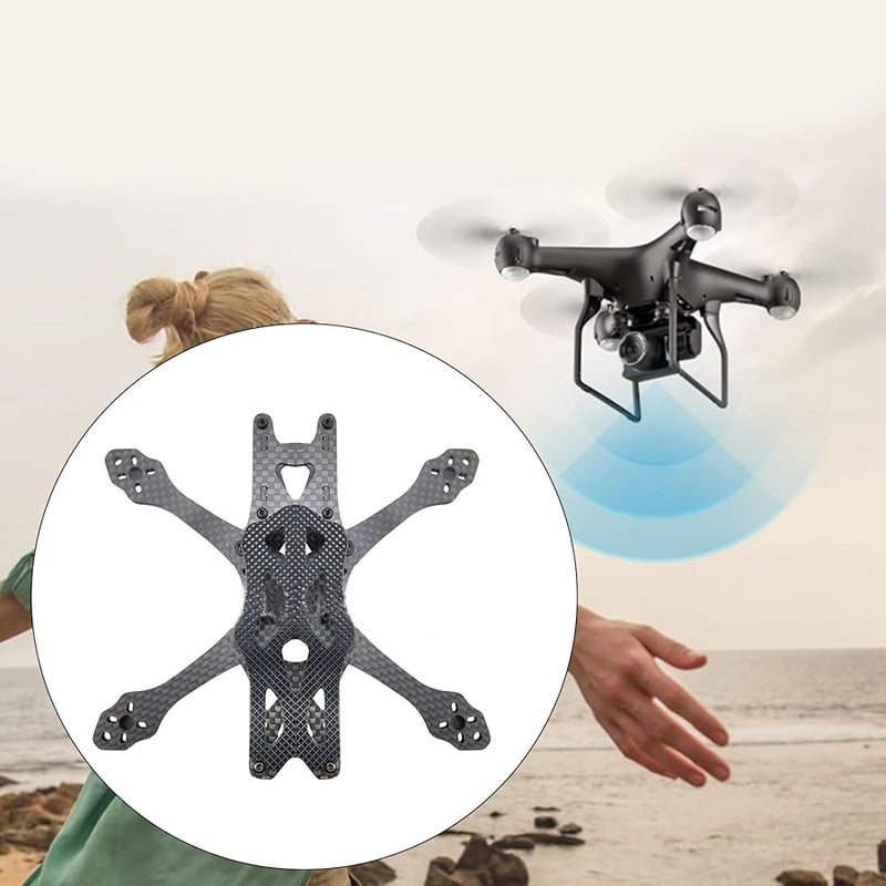High Strength 5 Inch FPV Racing Drone Frame Kit Carbon Fiber Toothpick - Image 3