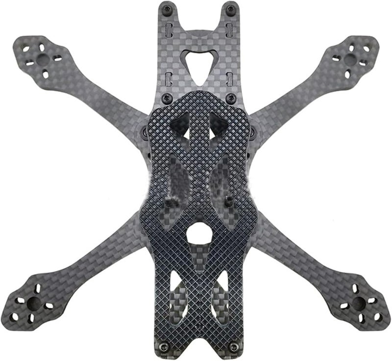 High Strength 5 Inch FPV Racing Drone Frame Kit Carbon Fiber Toothpick - Image 1