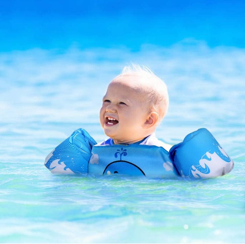RATAVA Inflatable Arm Floaties for Kids Toddlers, Swimiming Floater Sleeves Arm Bands Floaties Water Wings Water Sports Learning Swim Training Aids (Design May Vary, Multicolor) - Image 3