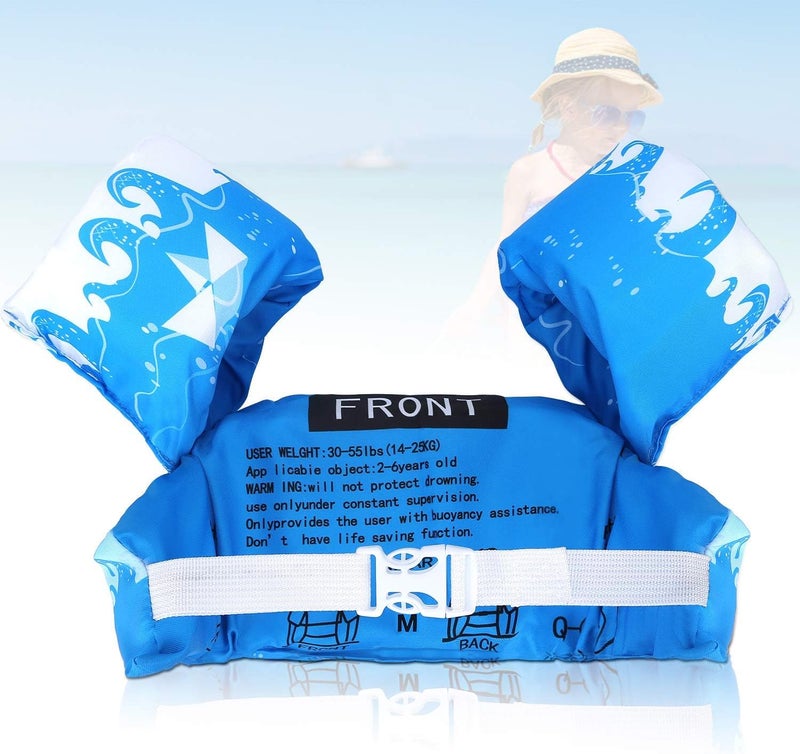 RATAVA Inflatable Arm Floaties for Kids Toddlers, Swimiming Floater Sleeves Arm Bands Floaties Water Wings Water Sports Learning Swim Training Aids (Design May Vary, Multicolor) - Image 2