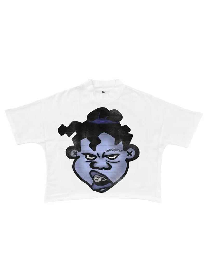 Harajuku Retro Anime Graphic T-Shirt – Loose Fit Cotton Short Sleeve for Youth - Image 1