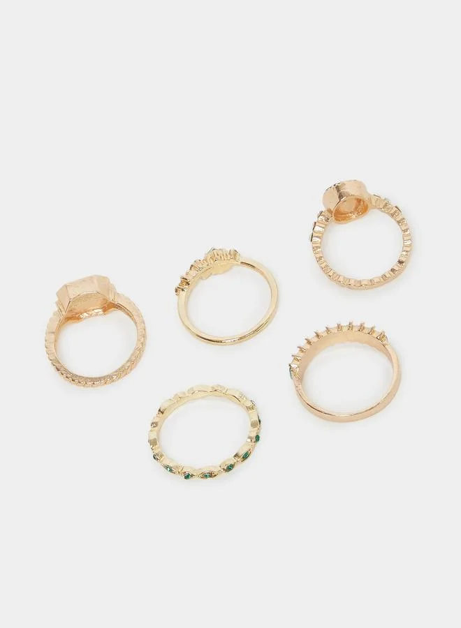 Styli Styli Set of 5 - Embellished Rings