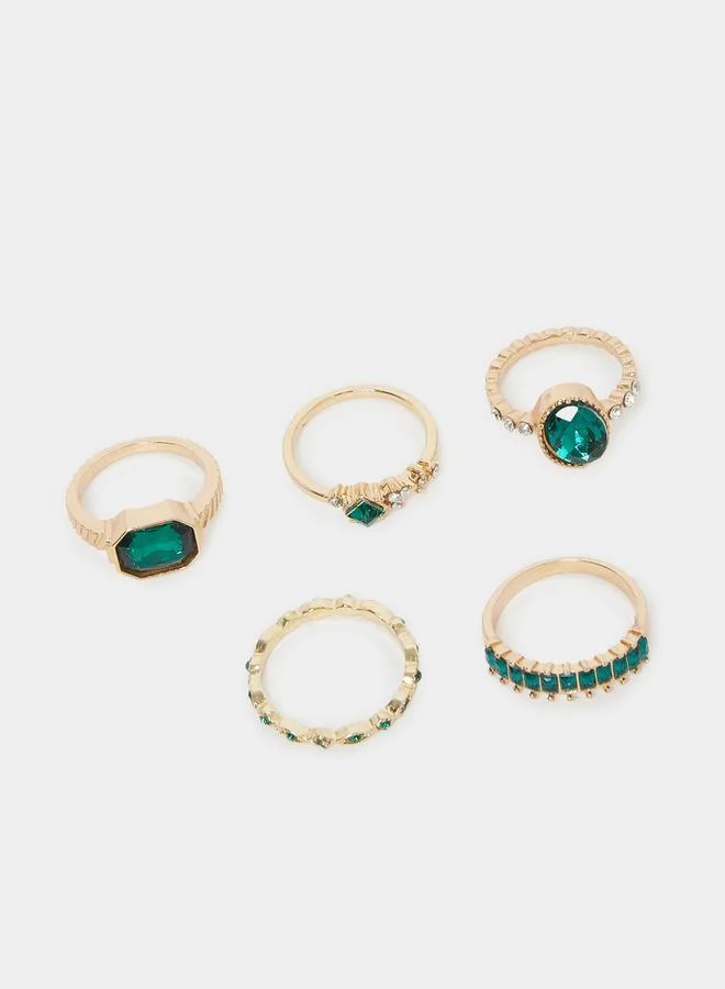 Styli Styli Set of 5 - Embellished Rings