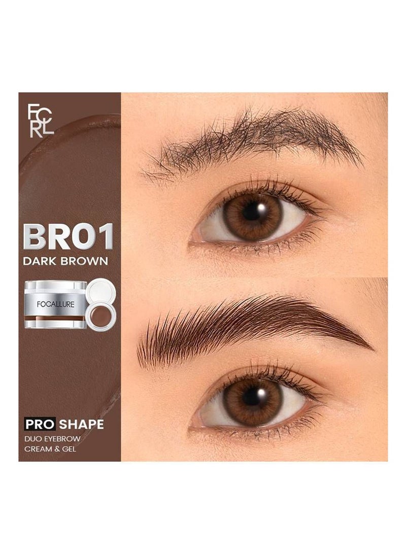 فوكالور جل كريمي للحواجب (Brow Gel Cream) Focallure - Image 2