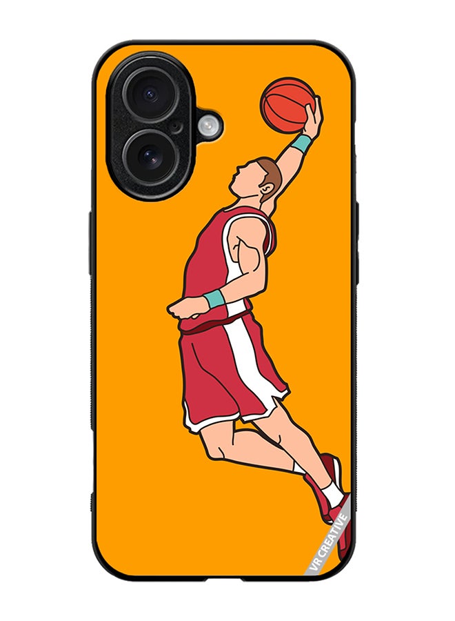 VR CREATIVE Protective Case Cover For Apple iPhone 17 Basketball Player Dunking Design Multicolour