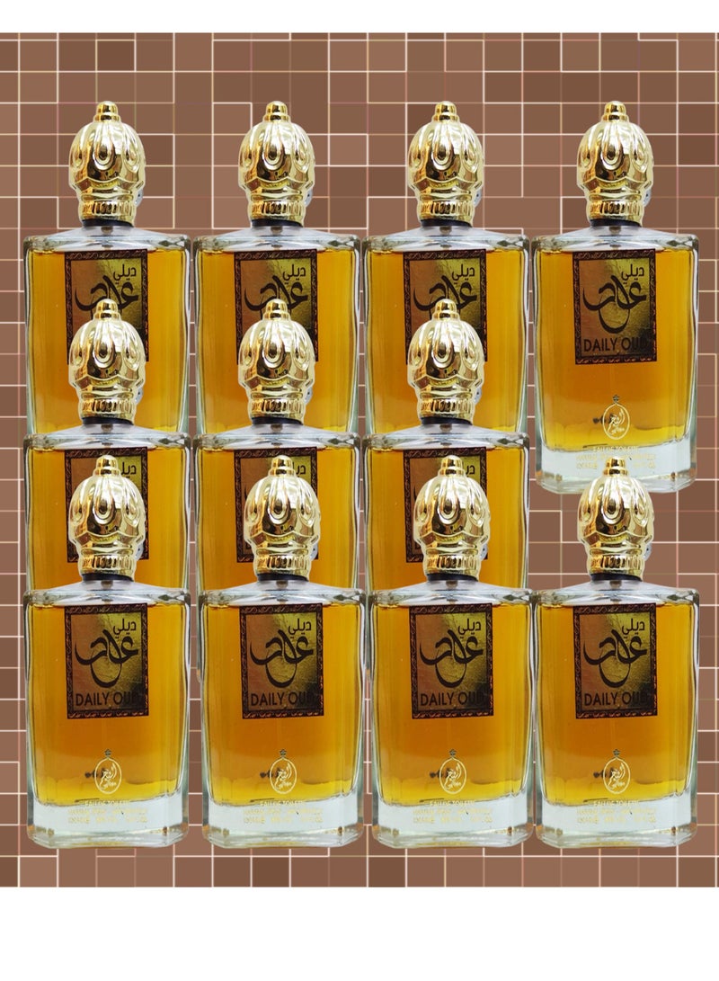 NAJMA 11 Pieces Daily Oud Perfume 100 Ml EDT - Image 1