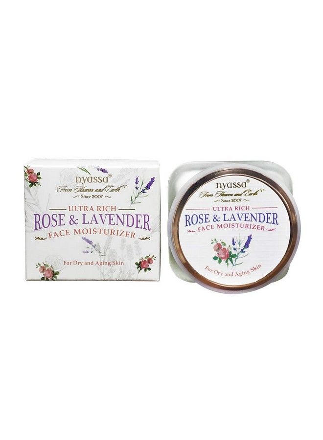 Nyassa Ultra Rich Rose & Lavender Face Moisturizer 50Gms - Image 1