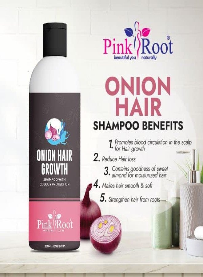 Pink Root Onion Hair Growth Shampoo 250ml for All hair types - Image 4