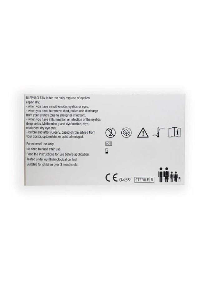 بليفا كلين مناديل تنظيف الجفون من بليفاكلين × 30 - Image 3