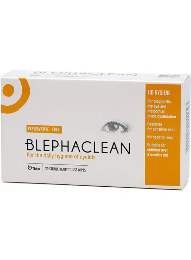 بليفا كلين مناديل تنظيف الجفون من بليفاكلين × 30 - Image 2