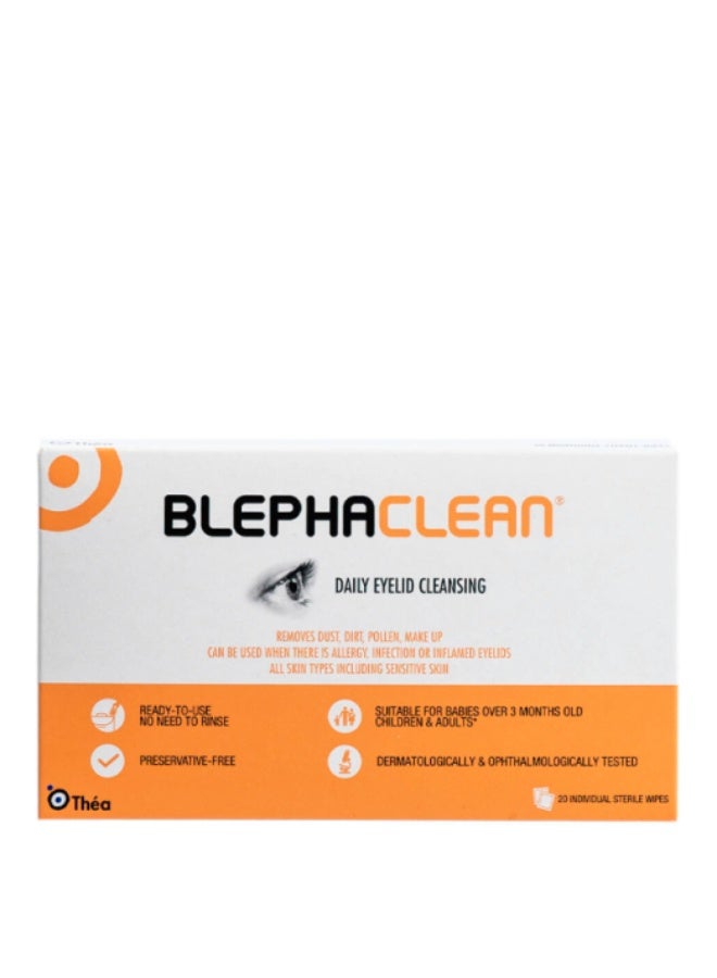 بليفا كلين مناديل تنظيف الجفون من بليفاكلين × 30 - Image 1