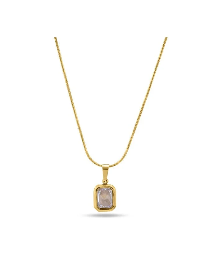 بالموناس PALMONAS 18k Gold Tone Plated Everyday Exquisite Necklace for Women