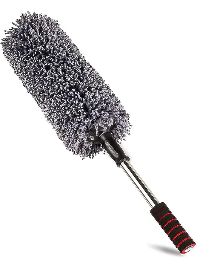 promass Microfiber Car Dashboard Duster – Retractable Dust Cleaning Brush with Long Extendable Handle for Car, Truck, SUV, RV and Motorcycle, Car Interior Exterior Accessories etc - Image 1