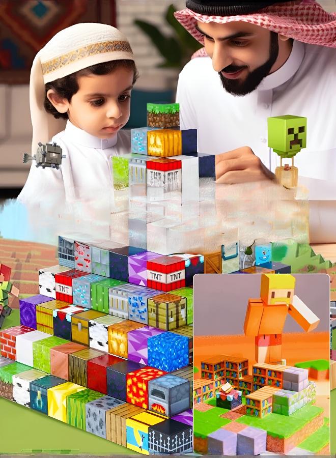 مكعبات بناء مغناطيسية: أشكال متنوعة، عوالم تنتظر البناء! - Image 1