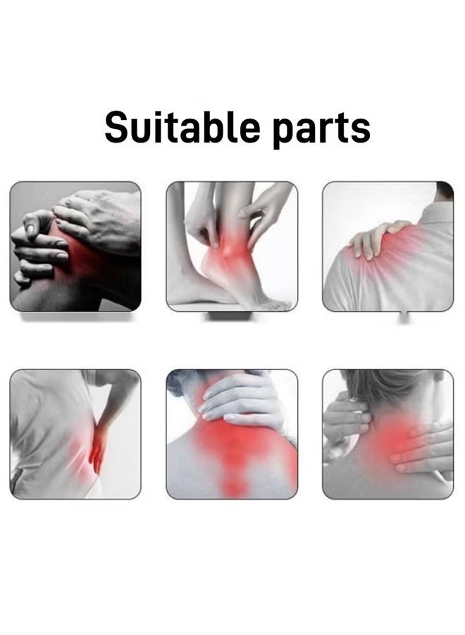 2 حزمة بلسم النمر الجص العلاجي، تخفيف الألم السريع مع الإحساس البارد، الإغاثة الموجهة للعضلات، المفاصل والفتحات -7 سم × 10 سم - Image 3